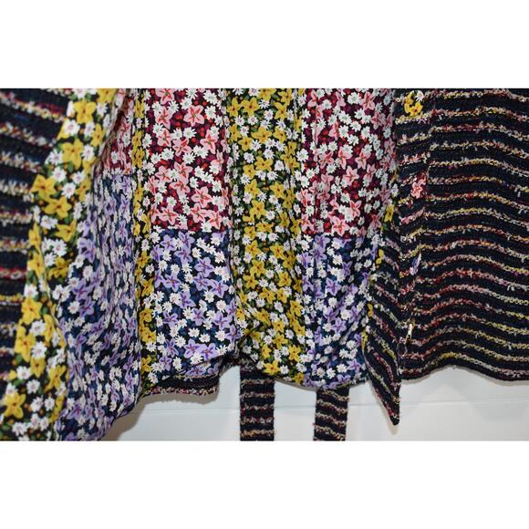 cabi Tweed Jacket Women's Size 8 Headline Topper Floral #5660 Spring 2020 Funky - Picture 10 of 12